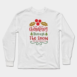 Chomping Through The Snow Long Sleeve T-Shirt